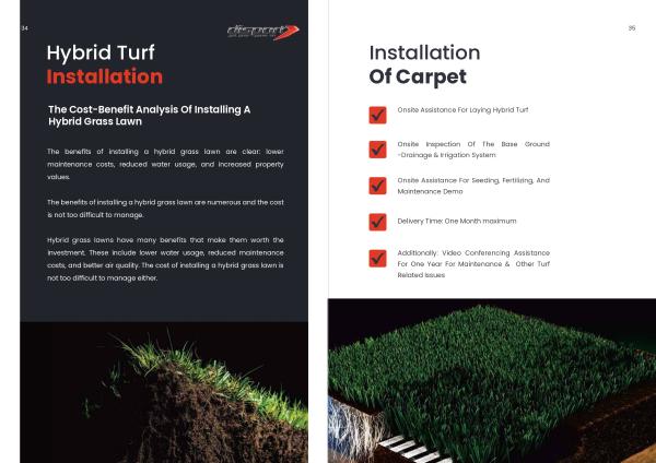 HYBIRD TURF & ACCESSORIES- AUTHORISED EXPORTER OF PRODUCT 